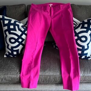 EUC Lilly Pulitzer Bright Pink Chandler Pant size 16